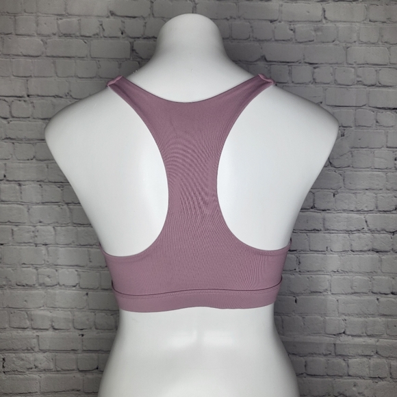 Purple Crisscross Sports Bra with Removable Padding Size L - Picture 5 of 9